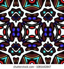 Abstract geometric pattern. Print, cloth design, wallpaper. Vector illustration.