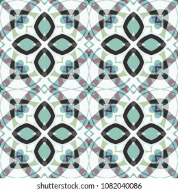 Abstract geometric pattern. Print, cloth design, wallpaper. Vector illustration.