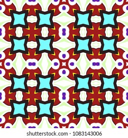 Abstract geometric pattern. Print, cloth design, wallpaper. Vector illustration.