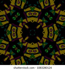 Abstract geometric pattern. Print, cloth design, wallpaper. Vector illustration.