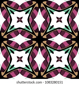 Abstract geometric pattern. Print, cloth design, wallpaper. Vector illustration.