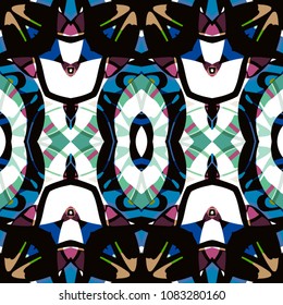 Abstract geometric pattern. Print, cloth design, wallpaper. Vector illustration.