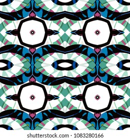 Abstract geometric pattern. Print, cloth design, wallpaper. Vector illustration.