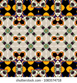 Abstract geometric pattern. Print, cloth design, wallpaper. Vector illustration.