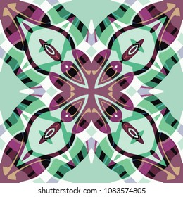 Abstract geometric pattern. Print, cloth design, wallpaper. Vector illustration.
