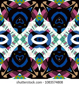 Abstract geometric pattern. Print, cloth design, wallpaper. Vector illustration.