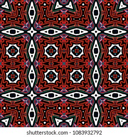 Abstract geometric pattern. Print, cloth design, wallpaper. Vector illustration.