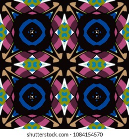 Abstract geometric pattern. Print, cloth design, wallpaper. Vector illustration.