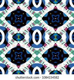 Abstract geometric pattern. Print, cloth design, wallpaper. Vector illustration.