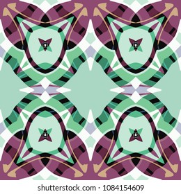 Abstract geometric pattern. Print, cloth design, wallpaper. Vector illustration.