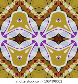 Abstract geometric pattern. Print, cloth design, wallpaper. Vector illustration.