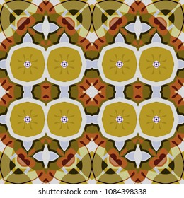 Abstract geometric pattern. Print, cloth design, wallpaper. Vector illustration.