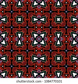 Abstract geometric pattern. Print, cloth design, wallpaper. Vector illustration.