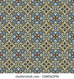 Abstract geometric pattern. Print, cloth design, wallpaper. Vector seamless.