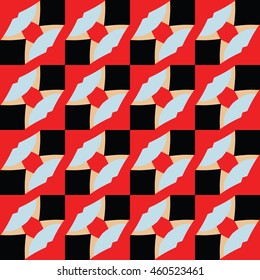 Abstract geometric pattern. Print, cloth design, wallpaper. Vector illustration.