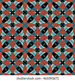 Abstract geometric pattern. Print, cloth design, wallpaper. Vector illustration.