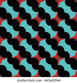 Abstract geometric pattern. Print, cloth design, wallpaper. Vector illustration.