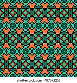 Abstract geometric pattern. Print, cloth design, wallpaper. Vector illustration.