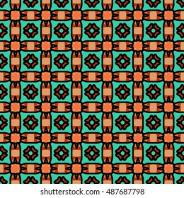 Abstract geometric pattern. Print, cloth design, wallpaper. Vector illustration.