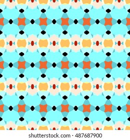 Abstract geometric pattern. Print, cloth design, wallpaper. Vector illustration.