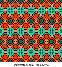 Abstract geometric pattern. Print, cloth design, wallpaper. Vector illustration.