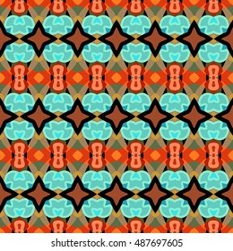 Abstract geometric pattern. Print, cloth design, wallpaper. Vector illustration.