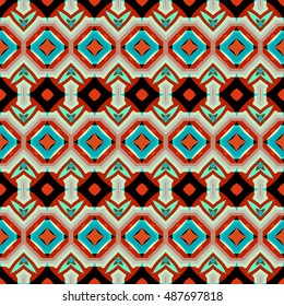 Abstract geometric pattern. Print, cloth design, wallpaper. Vector illustration.