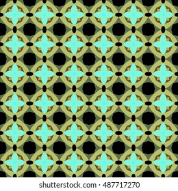 Abstract geometric pattern. Print, cloth design, wallpaper. Vector illustration.