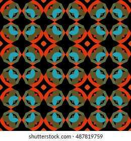 Abstract geometric pattern. Print, cloth design, wallpaper. Vector illustration.