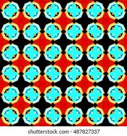 Abstract geometric pattern. Print, cloth design, wallpaper. Vector illustration.