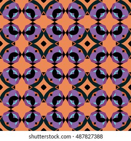 Abstract geometric pattern. Print, cloth design, wallpaper. Vector illustration.