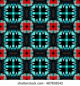 Abstract geometric pattern. Print, cloth design, wallpaper. Vector illustration.