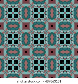 Abstract geometric pattern. Print, cloth design, wallpaper. Vector illustration.