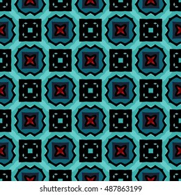 Abstract geometric pattern. Print, cloth design, wallpaper. Vector illustration.