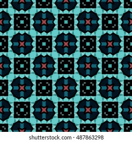 Abstract geometric pattern. Print, cloth design, wallpaper. Vector illustration.