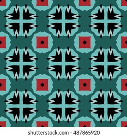 Abstract geometric pattern. Print, cloth design, wallpaper. Vector illustration.