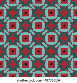 Abstract geometric pattern. Print, cloth design, wallpaper. Vector illustration.