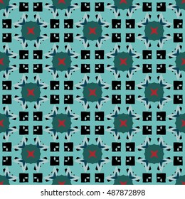Abstract geometric pattern. Print, cloth design, wallpaper. Vector illustration.