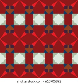 Abstract geometric pattern. Print, cloth design, wallpaper. Vector illustration.