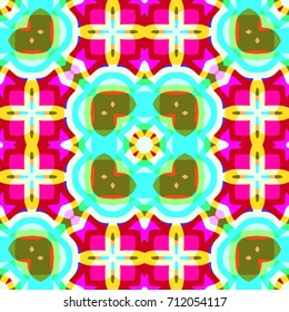 Abstract geometric pattern. Print, cloth design, wallpaper. Vector illustration.