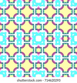 Abstract geometric pattern. Print, cloth design, wallpaper. Vector illustration.