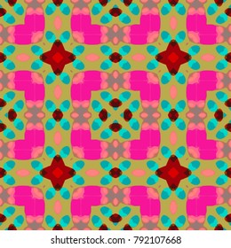 Abstract geometric pattern. Print, cloth design, wallpaper. Vector illustration.