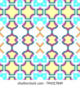 Abstract geometric pattern. Print, cloth design, wallpaper. Vector illustration.