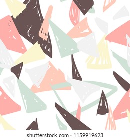 abstract geometric pattern. print fabric Wallpaper to portray. colored on white background. vector illustration