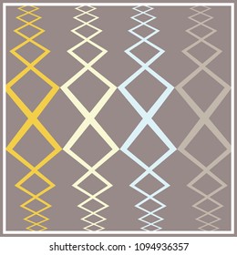 Abstract geometric pattern. Print. silk scarf design, wallpaper