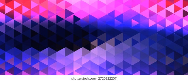 Patrón geométrico Abstractas con púrpura, rosa, triángulos azules, fondo poligonal moderno, Ilustración vectorial