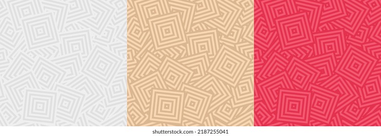 Abstract Geometric Pattern Random Rectangle Pattern Seamless