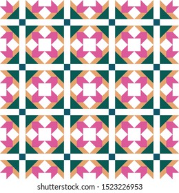 
Abstract geometric pattern with random triangles and polygons