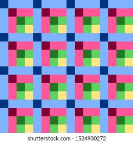 
Abstract geometric pattern with random triangles and polygons