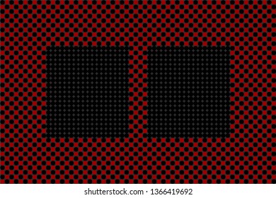 Abstract geometric pattern of red and black circles and black on grey circles. EPS10 Illustration 